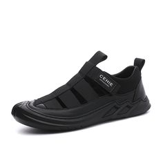 Color: Black Closure Type: Slip-On Feature: Toe-Protected,Soft,Slip Resistant Size: US 8,US 9,US 10,US 7.5,US 8.5,US 6.5 Shoes Type: Outdoor Sandals,Sport Sandals,Beach Sandals Toe Type: Closed Toe Upper Material: Cloth Outsole Material: Rubber Summer Toes, Sandals Beach, Outdoor Sandals, Puma Fierce Sneaker, Sport Sandals, Sandals For Sale, Beach Sandals, Black 7, Sales Gifts