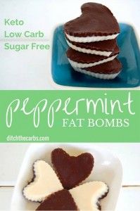 Peppermint Fat Bombs are a fabulous way to get a healthy does of coconut oil and this healthy fat will keep you fuller for longer so keeps hunger away. This recipe is so simple to make. See the website for more fat bomb recipes and flavours. | ditchthecarbs.com Keto Diet Breakfast, Diet Breakfast Recipes, Low Carb Sweets, Fat Foods, Keto Recipes Dinner