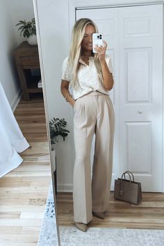 Summer Business Smart Outfits, Conference Outfits Women Summer, Amazon Office Outfits Women, Teacher Conference Outfit, Work Meeting Outfits, Receptionist Outfit, Summer Office Attire, Buisness Casual Women, Senior Outfits