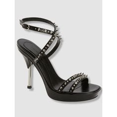 Offers Encouraged And Considered. $1150 Alexander Mcqueen Women Black Punk Stud Heel Sandals Shoe Eu 40.5 Us 10.5. Bottoms Had Sale Sticker On Them From Nordstrom And When It Was Peeled Off It Made A Few Scratches On Bottom. These Have Never Been Worn Or Walked In The Heels Are Perfect. They Have Very Quality Leather And Block Front Of Shoe Is Super Sturdy And Thick. Punk Style Round Toe Party Sandals, Luxury Open Toe Sandals With Spikes, Luxury Spiked Open Toe Sandals, Edgy Sandals With Spikes And Round Toe, Leather Sandals With Spikes For Party, Party Leather Sandals With Spikes, Black Punk Sandals For Party, Punk Style Leather Party Sandals, Formal Sandals With Spikes And Ankle Strap