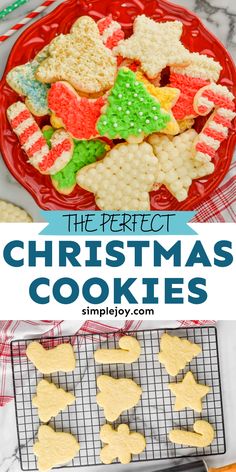 the perfect christmas cookies recipe is easy to make and so delicious