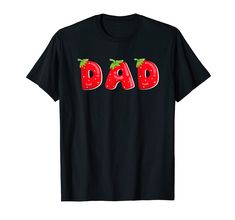 PRICES MAY VARY. Do you love Strawberries? Are you a real Strawberry ? Let everyone know that you love Strawberry and fruits in general with this Strawberry Dad design This cute Strawberry design is a great gift Family Strawberry birthday. Great Strawberry bday present or gift idea for best friend, mamma, sister, mam, grandma, wife, niece, auntie, baby, girl, mom, aunt and girlfriend Lightweight, Classic fit, Double-needle sleeve and bottom hem Auntie Baby, Fruit Birthday, Strawberry Birthday, Strawberry Design, Funny Summer, Best Dad Gifts, Great Father, T Shirt Image, Father's Day T Shirts