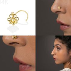 #jewelry #bodyjewelry #noseringsstuds #18g #20g #nosescrew #nosepiercing #nosestud #cartilageearring #earpiercing #helixearring #rook #indianpiercing #14kgoldnosestud #tragusearring #uniquenosestud Indian Piercing, Stud Nose Piercing, Nose Stud Indian, Earring Cartilage, Silver Casting, Nose Screw, Piercing Tragus, Tragus Earring, Helix Earring