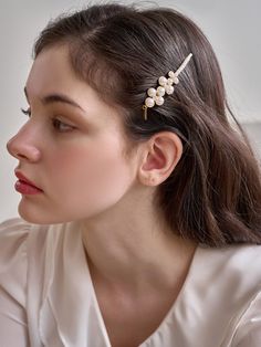 Editor's NotesJean Paul Clarisse's jewelry is practical and perfect for our daily lifestyle.- Modern casual hairpin inspired by flowers- Lovely crystals and pearl - Luxurious and durable item- Feminine and lovely moodMeasurements(in.)- Size: 3.3in. Composition & Care- Material: Crystal, Pearl, Plastic, Brass, Steel- Avoid direct heat and moisture- Professional cleaning is recommendedDesigner- by Jean Paul Clarisse Pearl Hairpin, Pearl Hair Pins, Pearl Hair Clip, Pearl Hair, Men Shoes Size, Jean Paul, Mens Bottom, Hair Clip, Hair Pins