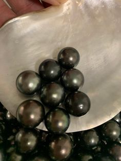 Top A Dark Baroque Round Tahitian 12mm to 14mm price is for single pearl Luxury Black Pearl Necklace, Black Pearl Necklace Aesthetic, Tahitian Aesthetic, Pearls Dark Aesthetic, Dark Pearl Aesthetic, Black Pearl Aesthetic, Dark Baroque, Pearl Necklace Aesthetic, Pearls Aesthetic