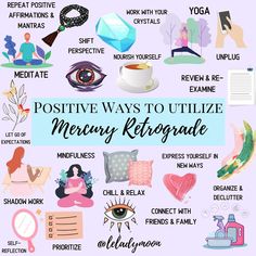 a poster with the words positive ways to utilize memory retoogate on it