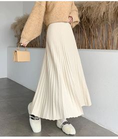 High Waist Elegant A-Line Long Knitted Skirts – Tomscloth Long Maxi Skirt, Ankle Length Skirt, Nature Dress, Womens Maxi Skirts, Long Skirts For Women, Half Skirt, Korean Fashion Women, Long Maxi Skirts, Denim Overalls