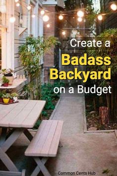 Backyard On A Budget, Hot Tub Room, Yard Ideas Cheap, Backyard Paradise, Large Backyard, Garden Design Ideas, Front Porch Decorating, Diy Yard