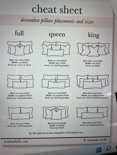 the instructions for how to fold a sheet in one place and use it as a pillow