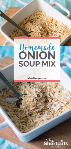 homemade onion soup mix in a white bowl