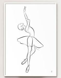 Ballerina Set of 3 Prints with Motivational Quote Phrase Ballet Tattoos, Ballet Wall Art, Dancing Drawing, Ballerina Wall Art, Affordable Artwork, Set Of 3 Prints, Stencils Wall, Black And White Design