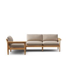 an image of a couch and chair set up on white background with copy space for text