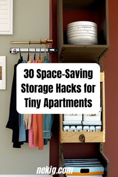 the space saving storage hacks for tiny apartments