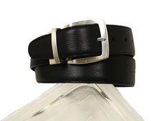 Brighton 6426 100% leather Boy's belt - Grain calf - Black / brown, Reversible Silver Buckle Holiday Gathering, Classic Looks, Semi Formal, Formal Event