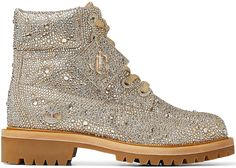 I just started following the Timberland 6" Boot Jimmy Choo All-Over Swarovski Crystal Embellishment on StockX Custom Timberland Boots, Golden Mix, Timberland Sneakers, Jimmy Choo Boots, Timberland 6, Yellow Boots, Black Timberlands, Timberlands Shoes, Outdoor Boots