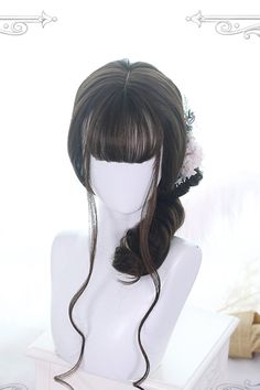 SKU: LIN00263 Fabric:High Temperature Wire Style types: Classic Lolita Season: Spring, Summer, Autumn, Winter Notice: Any of the accessory is not included. Wig Length: 65-70CM. Hairstyles Reference, Pretty Hair Cuts, Style Types, Spring Summer Autumn Winter, Classic Lolita, Hair Reference, Pretty Hair, Couple Art, Wig Styles