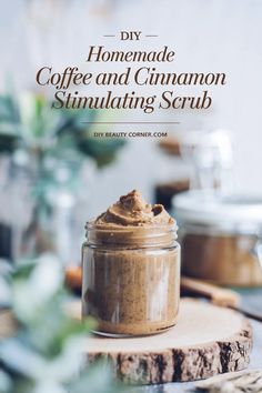 Energizing Coffee & Cinnamon Scrub Recipe Homemade Coffee, Natural Exfoliant