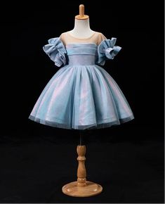 Shiny sky blue tutu puffy skirt little baby toddlers girl flower girl dresses Fancy Ball, Blue Tutu, Cheap Flower Girl Dresses, Puffy Skirt, Girls Dresses Online, Blue Girl, Girl Flower, Girl Princess Dress, Childrens Dress