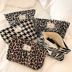 Faster shipping. Better service Leopard Print Makeup, Leopard Print Fashion, Travel Clutch, Printed Makeup Bag, Beg Tangan, Women Makeup, Travel Toiletries, Laptop Bags, Toiletry Bag Travel