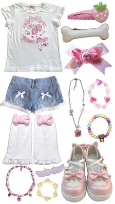 Cute Core Clothes, Decora Kei Fashion, Decora Outfits, Silly Clothes