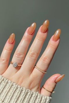 40 Classy Neutral Nail Ideas to Bring Your A-Game to the 'Gram! Neutral Color Nails Acrylic, Neutral Color Nails, Fall Manicure Ideas