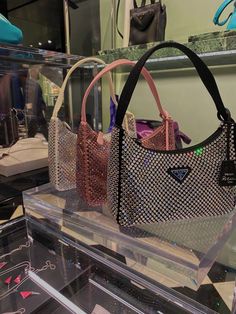 Prada Bag Aesthetic, Glitter Bag, Bag Suitcase, Bags Aesthetic, Celine Bag