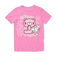 PRICES MAY VARY. 100% Cotton Made in USA or Imported Pull On closure Machine Wash Gather all your friends around for a day of fun in the sun and wear this officially licensed Gloomy Bear tshirt. Our Gloomy Bear & Bunny t-shirt features the fabled duo leaning back against one another, with a kawaii kanji on the side. Made from quality materials, this shirt is the perfect way to showcase your fandom for creepy cute things. This spooky t-shirt makes a great gift idea for friends and family who love Kawaii Graphic Tees, Pretty Pink Clothes, Gloomy Bear Phone Case, Happy Bunny Shirt, Gloomy Bear Merch, Cutecore Amazon Finds, Gloomy Bear Clothes, Mezzo Piano Shirt, Cute Pink Shirts