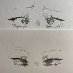 three different views of an eye with long lashes