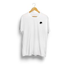 L E X I G R A M   T E E A logo made up of a moon and a cloud. Lovingly placed onto a t-shirt. We screen printed every individual garment with our own hands. It took forever and a day. eco - vegan - ethical - sustainable Stanley/Stella Stanley Sparker Heavy T-shirt  100% G.O.T.S organic cotton tee and label 100% solvent free ink 220 gsm/fabric weight White Cotton T-shirt With Moon Print, Un Logo, A Logo, Cotton Tee, R A, Screen Printing, Fabric Weights, Organic Cotton, Graphic Tees