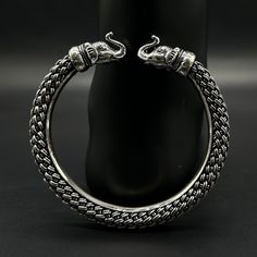 Name of product: Silver Elephant bracelet. WEIGHT: 55 grams. Inner Width:  6.5 centimeters (Adjustable) FREE EXPRESS SHIPPING -----Feedback::- A satisfied customer is our top priority and your feedback forms the backbone of our success. Don't forget to give positive feedback along with good ratings. Thank You Silver Kada For Men, Mens Silver Bracelets, Traditional Elephant, Men Bangle, Silver Kada, Silver Elephant, Elephant Bracelet, Silver Elephants, Mens Bracelet Silver