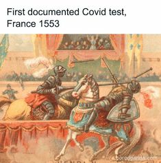 the first documented covidd test, france 1563 was written in english