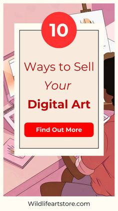 10 Ways to Sell Your Digital Art for Beginners Art Biz, Where To Sell, Art Prints Online, Art Market