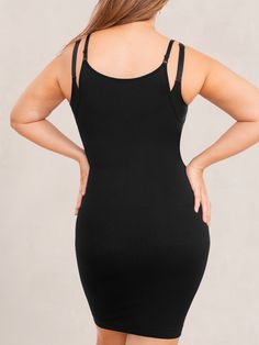 Formal Fitted Dress With Built-in Bra, Elegant Knee-length Dress With Built-in Bra, Shapewear Dress With Built-in Bra For Night Out, Black Dress With Built-in Bra For Formal Occasions, Elegant Bodycon Dress With Invisible Zipper, Elegant Stretch Mini Dress With Built-in Bra, Elegant Sleeveless Bodycon Dress With Built-in Bra, Elegant Fitted Smoothing Bodycon Dress, Elegant Fitted Bodycon Dress With Smoothing