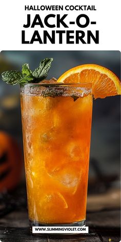 Light up the night with a Jack-O'-Lantern cocktail that’s bursting with fall flavors. This festive drink is as tasty as it is eye-catching, making it a hit at any Halloween party. Save this pin for a seasonal sip that’s perfect for a crowd! October Mixed Drinks, Easy Halloween Party Drinks, October Drinks Alcohol, Halloween Liquor Drinks, Halloween Whiskey Drinks, Big Batch Halloween Cocktails, Halloween Batch Cocktails, October Cocktails, Halloween Cocktails For A Crowd