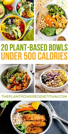 Healthy Bowls, Vegan Bowls, Healthy Dinner Recipes Chicken, 500 Calories, Dinner Recipes Crockpot