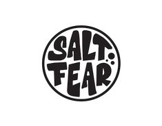 the salt fear logo on a white background