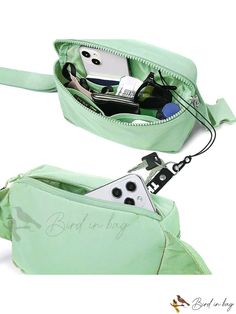 Bird in Bag - Solid Color Oxford Cloth Waist Bag with Multiple Compartments, Fashionable and Simple Shoulder Bag for Sports and Daily Use Practical Green Bag With Cell Phone Pocket, Green Sports Bag With Zipper Pocket, Green Sporty Bag With Zipper Pocket, Sporty Green Bag With Zipper Pocket, Sporty Green Shoulder Bag With Zipper Pocket, Green Sports Shoulder Bag With Zipper Closure, Green Shoulder Bag With Zipper For Sports, Green Shoulder Bag With Zipper Closure For Sports, Green Sports Bag With Pockets