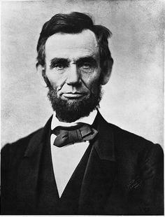 an old black and white photo of abraham lincoln