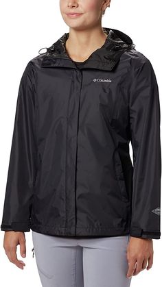 # fashion for women.
#fashion u love. 
#fashion & style.
#curvy fashion for girls. Black Rain Jacket, Rain Jacket Women, Rain Pants, Columbia Jacket, Waterproof Jacket, Columbia Sportswear, Rain Wear, Lightweight Jacket, Jacket Tops