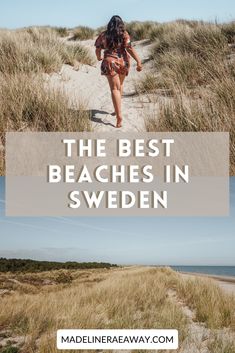 the best beaches in sweden with text overlay