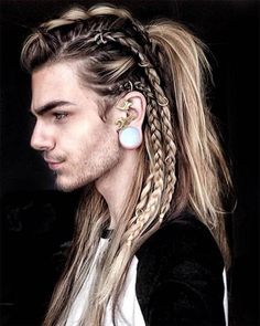 Viking Haircut, Viking Braids, Trendy Mens Haircuts, Mohawk Hairstyles, Mens Braids, Mens Braids Hairstyles, Women Makeup, Trendy Haircuts