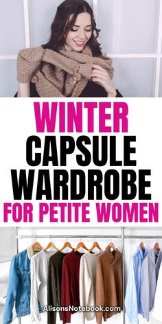 Struggling to find the perfect petite capsule wardrobe winter essentials? Discover chic and functional capsule wardrobe petite women winter options to stay stylish this season. These winter outfit ideas for women focus on timeless winter outfits and winter basics wardrobe staples that are both practical and sustainable. Grab your FREE capsule wardrobe guide and build a wardrobe that fits perfectly! Winter Basics Wardrobe, Petite Capsule Wardrobe, Winter Outfit Ideas For Women, Capsule Wardrobe Winter, Basics Wardrobe, Winter Basics, Winter Outfit Ideas, Outfit Ideas For Women