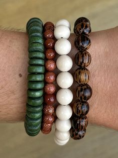 Elevate your style with our stunning Wood Palmwood 8mm Bracelet. The neutral coloring makes it a versatile addition to any outfit. Not to mention a wood bracelet is easy to mix with any stack all year round! Wood Bracelet, Bead Leather, A Wood, Elevate Your Style, Design Inspo, Neutral Colors, Your Style, Jewelry Design, Bracelet