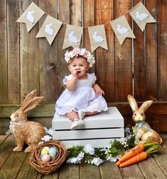 Diy Easter Photoshoot, Baby Easter Pictures, Backdrops Kids, Easter Story, Easter Images