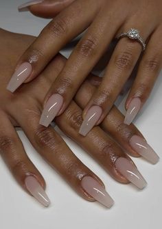 Acrylic Nails Nude, Subtle Nails, Nail Swag, Short Acrylic Nails Designs, Square Acrylic Nails, Classy Nails, Chic Nails