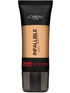 An air-light, barely there feel Infallible Pro Matte Foundation, Best Foundation For Oily Skin, Infallible Pro Matte, Best Drugstore Foundation, Foundation For Oily Skin, Loreal Paris Infallible, Matte Foundation, Best Foundation, Drugstore Makeup