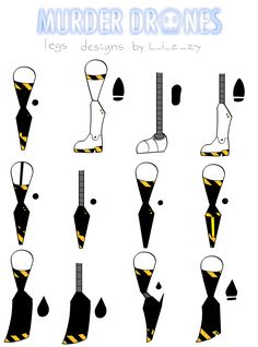 an image of different types of shoes and leg designs for the character's avatar