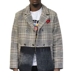 Winter Workwear Blazer With Patchwork, Fall Outerwear With Patches For Work, Fall Patchwork Black Blazer, Fall Workwear Outerwear With Patches, Casual Patchwork Blazer For Winter, Urban Outerwear With Patches For Fall, Camouflage Fashion, Felt Patch, Premium Denim