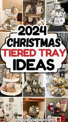 christmas tiered tray decor, christmas tiered tray ideas, christmas tiered tray decorations, christmas decor ideas, christmas decorations Diy 2 Tiered Tray How To Make, Christmas Decor Ideas For Trays, 3 Tier Christmas Centerpieces, Pottery Barn 3 Tiered Stand Christmas, Christmas Teared Tray, Tiered Tray Centerpiece, Decorating A 2 Tiered Tray, Two Tier Christmas Tray, Christmas Decor Tiered Tray