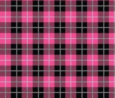 a pink and black plaid pattern